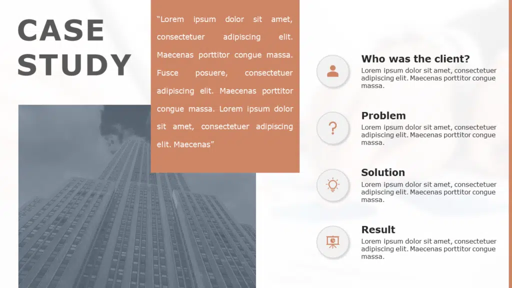 Free Case Study PowerPoint Template