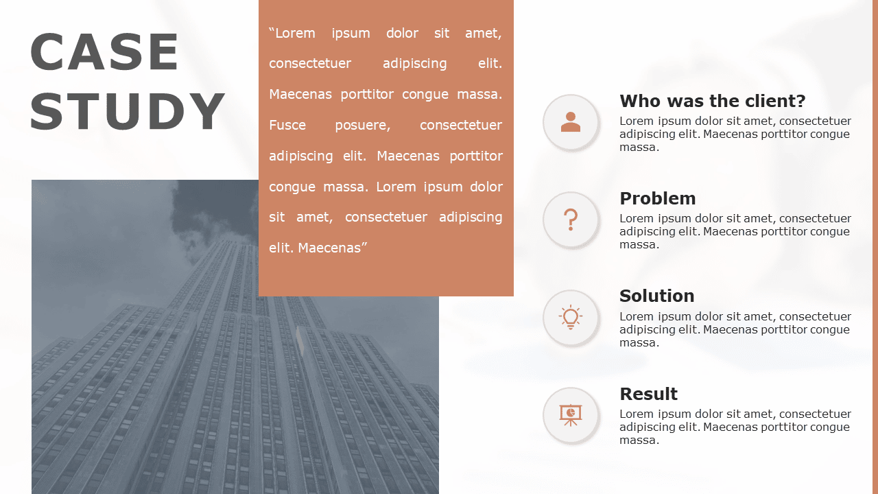 how to give case study presentation