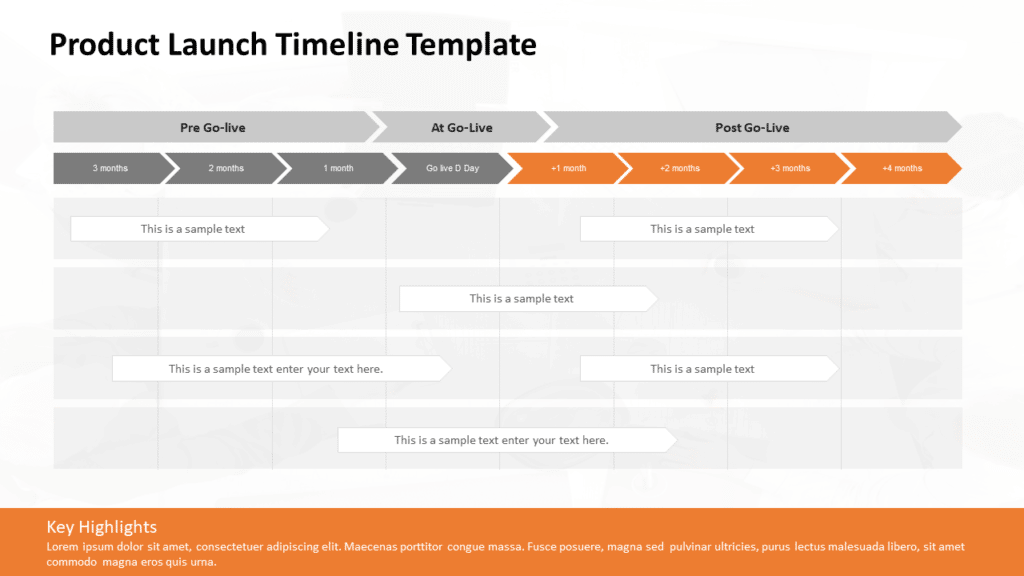 Product Launch Timeline Template
