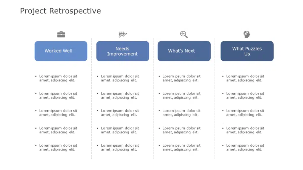 Project Retrospective Template