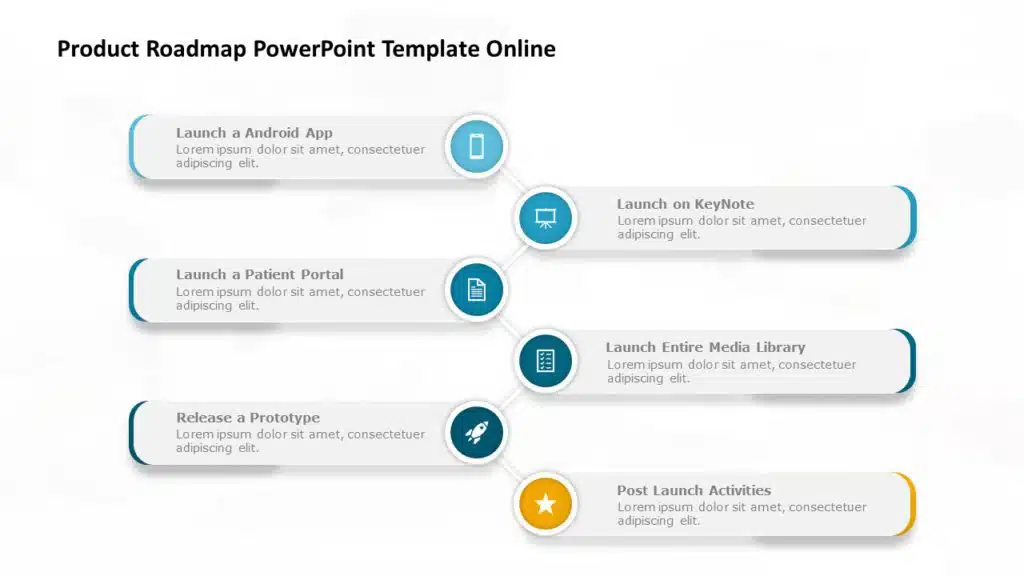 Product Roadmap PowerPoint Template