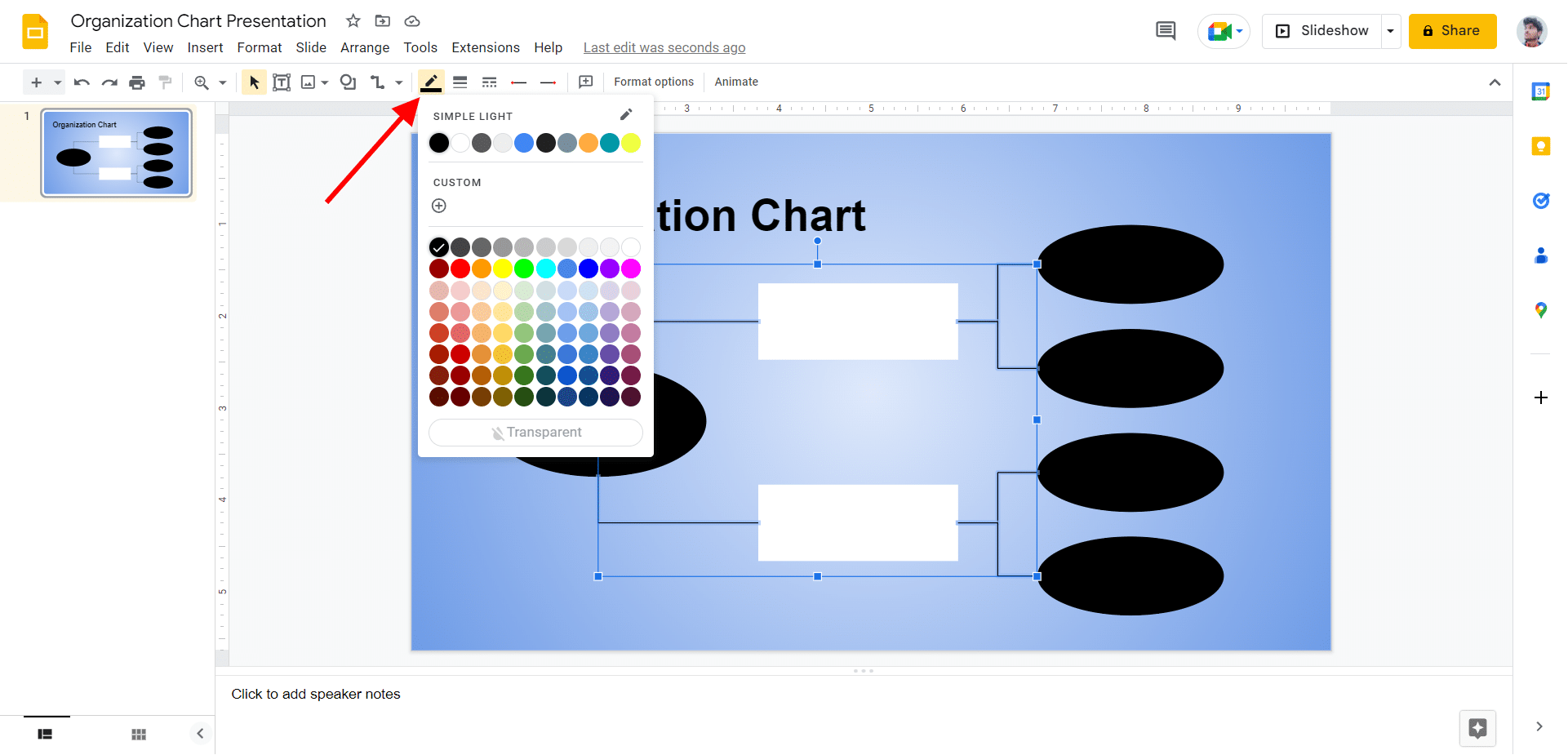 Learn how to create an org chart in google slides 