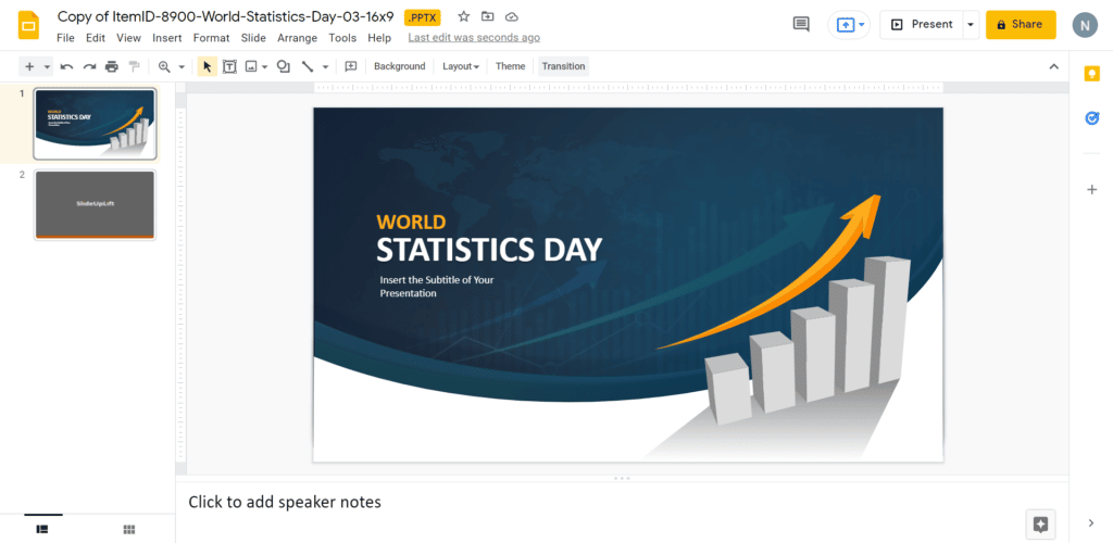 Statistics Day Cover