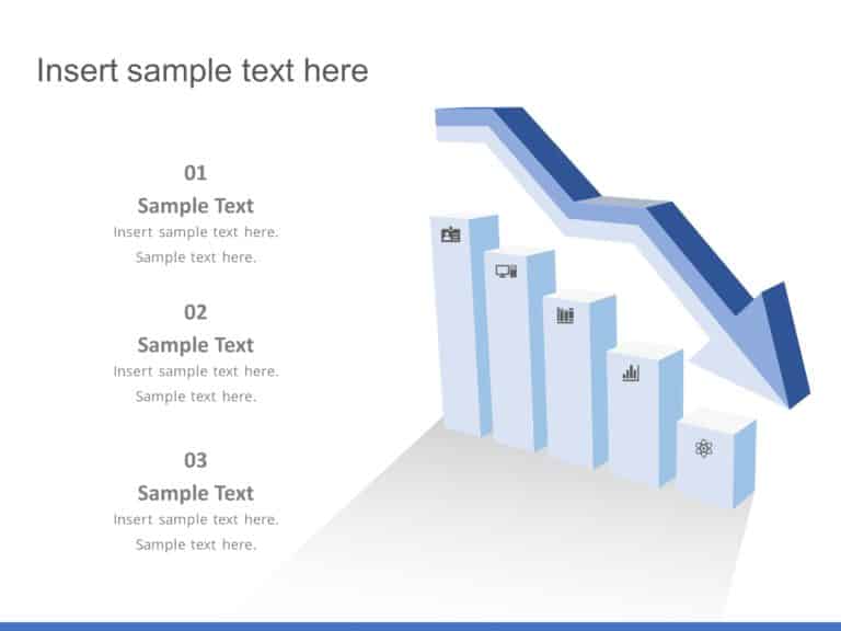 Animated Sales Decline PowerPoint Template & Google Slides Theme
