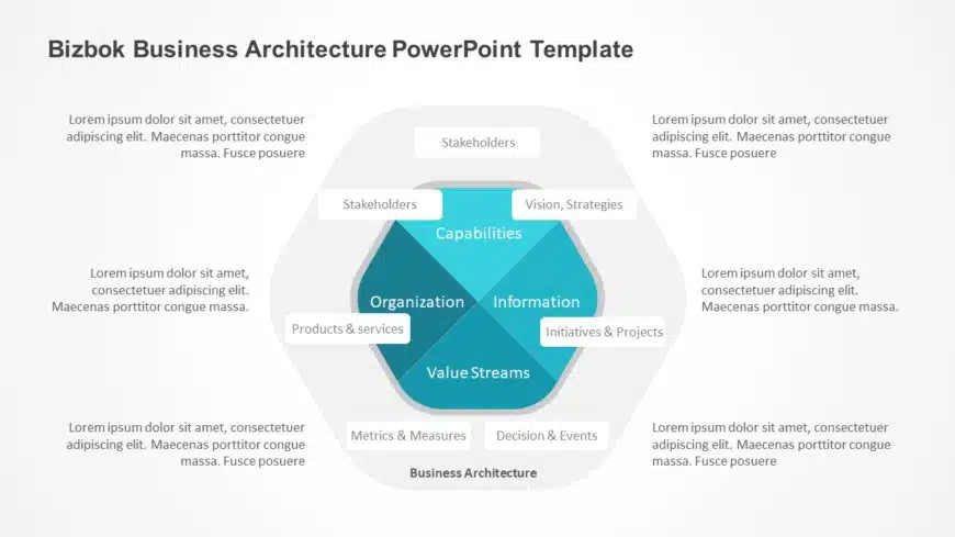 Bizbok Business Architecture PowerPoint Template