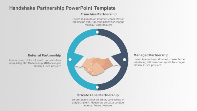 Handshake Partnership PowerPoint Template & Google Slides Theme