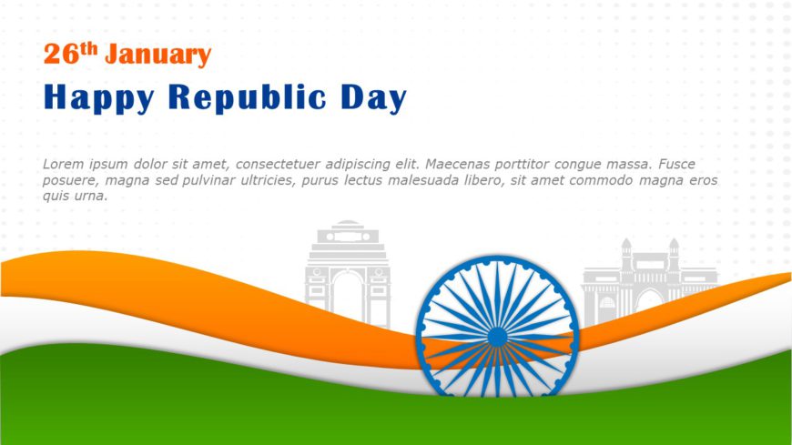 Happy Republic Day PowerPoint Template