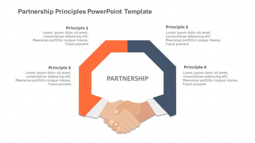 Partnership Principles PowerPoint Template