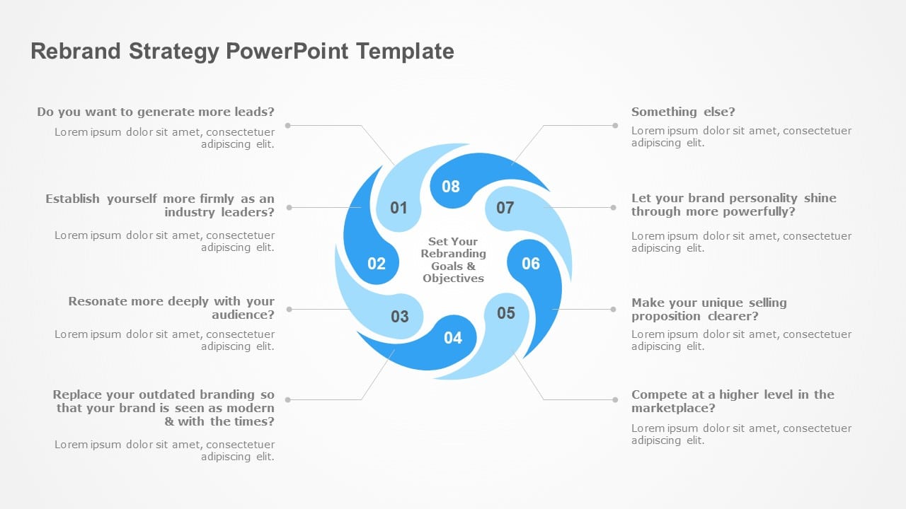 Rebrand Strategy PowerPoint Template & Google Slides Theme