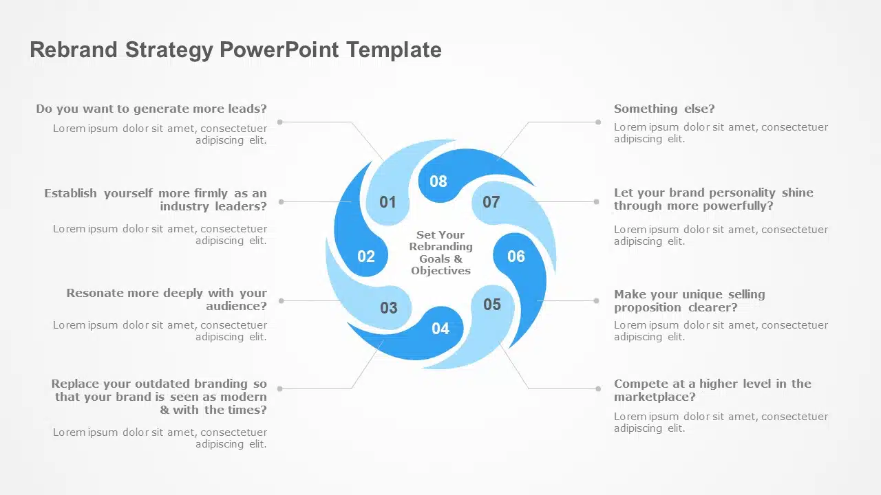 Rebrand Strategy PowerPoint Template & Google Slides Theme