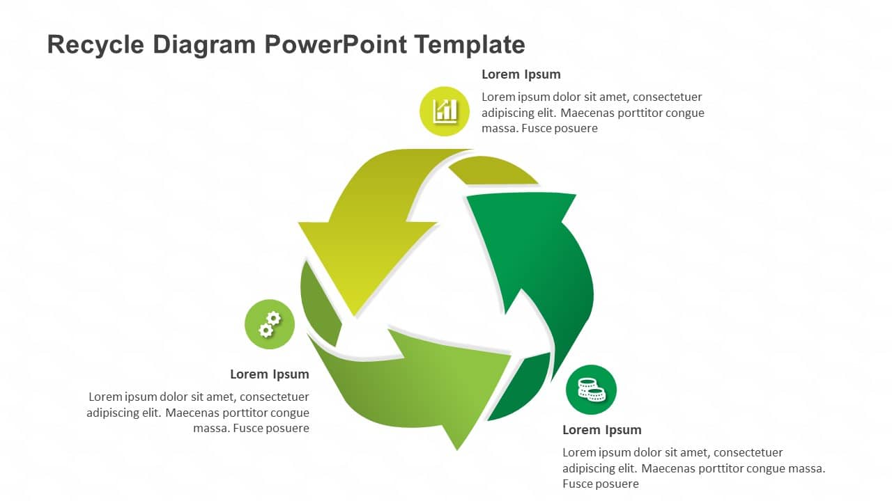 Recycle Diagram PowerPoint Template & Google Slides Theme