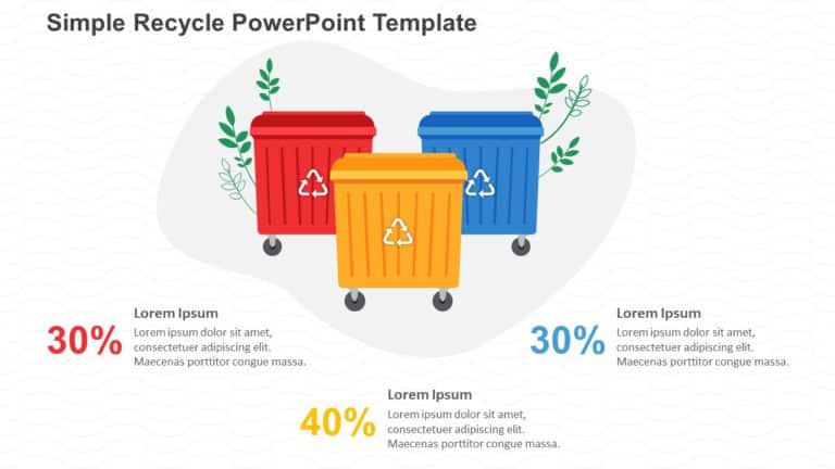 Simple Recycle PowerPoint Template & Google Slides Theme