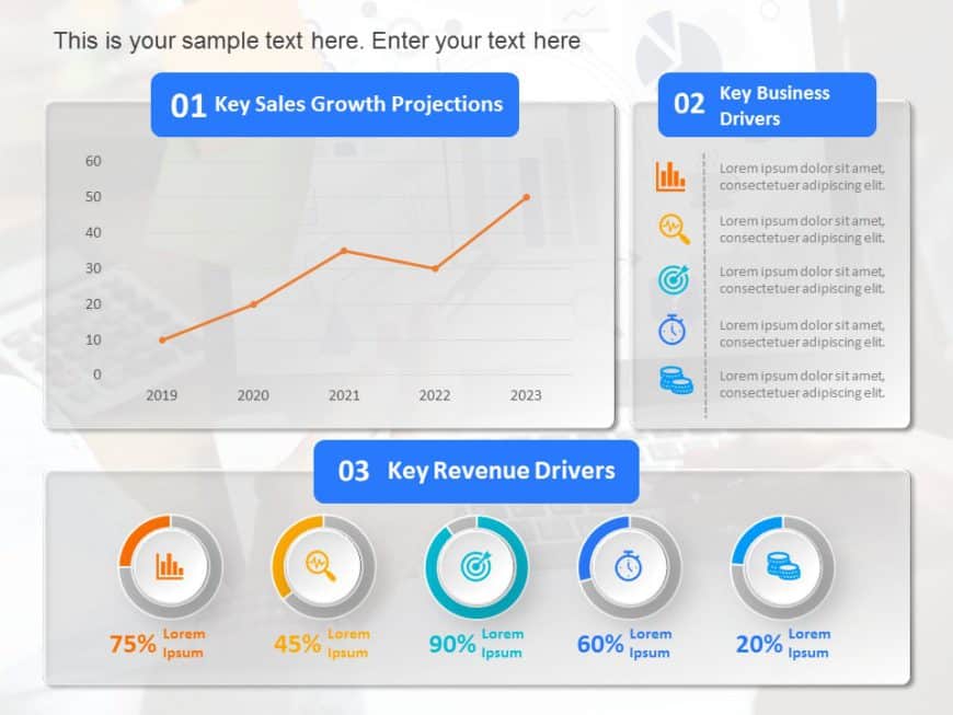 Animated Business Plan Dashboard 1 PowerPoint Template