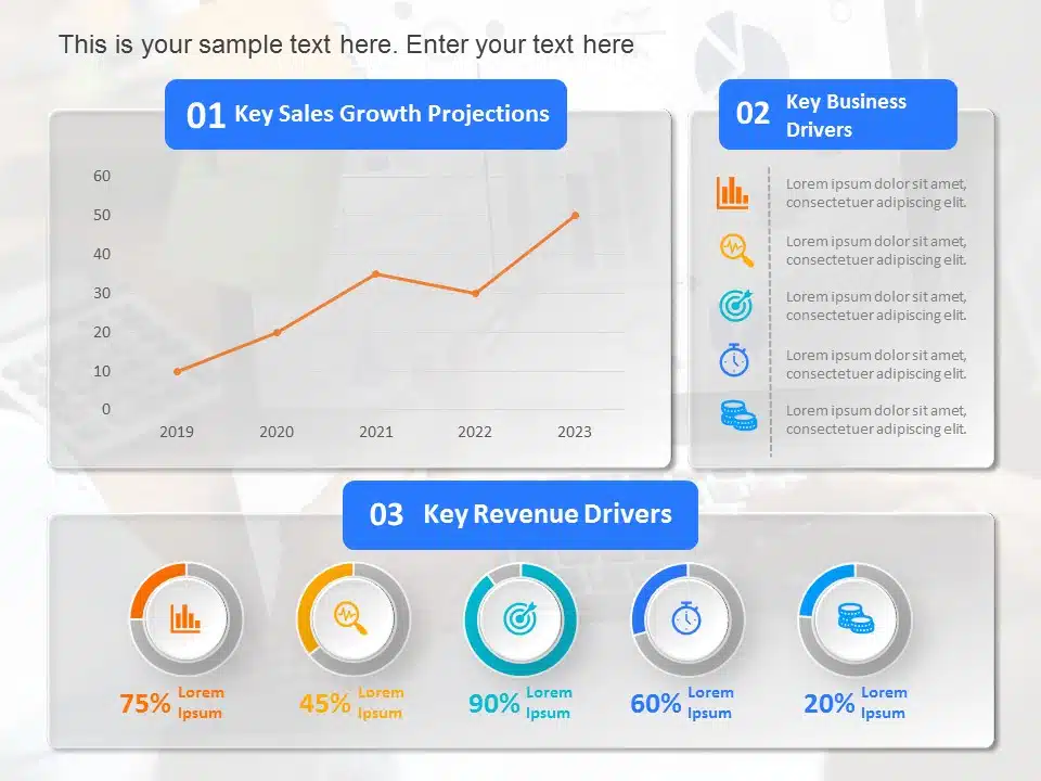 Animated Business Plan Dashboard 1 PowerPoint Template & Google Slides Theme