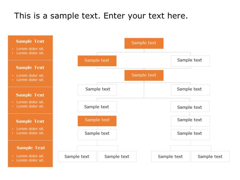 Animated Flow Chart 8 PowerPoint Template & Google Slides Theme