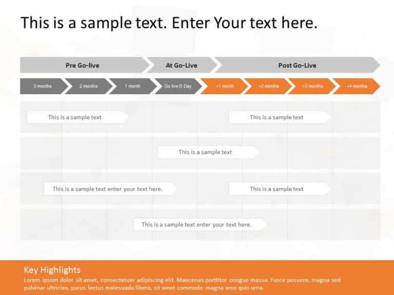 Animated Product Launch Timeline Template for PowerPoint and Google Slides Theme