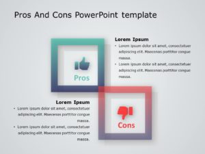 Animated Pros And Cons 7 PowerPoint Template | SlideUpLift