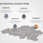 Belgium Map PowerPoint Template 08