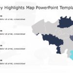 Belgium Map PowerPoint Template 03 & Google Slides Theme