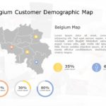 Belgium Map PowerPoint Template 04 & Google Slides Theme