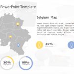 Belgium Map PowerPoint Template 04 & Google Slides Theme