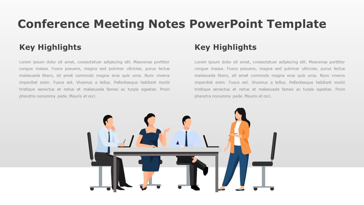 Conference Meeting Notes & Google Slides Theme