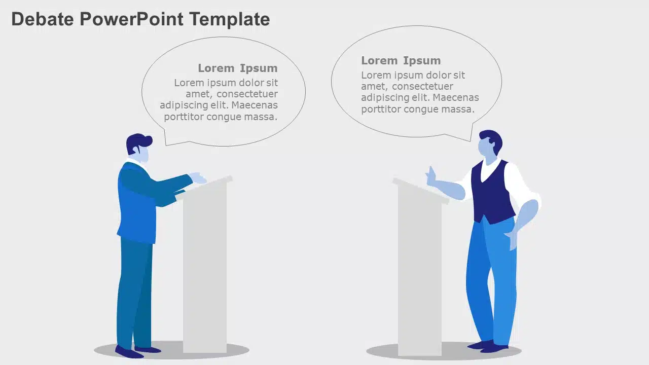 Debate PowerPoint Template & Google Slides Theme