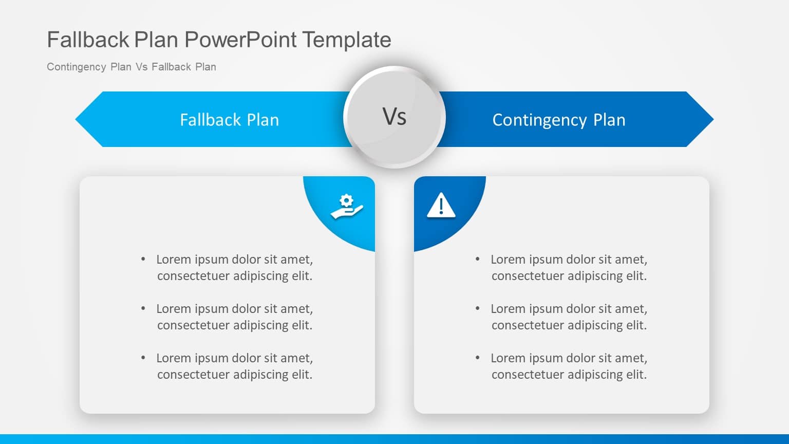 Fallback Plan PowerPoint Template & Google Slides Theme