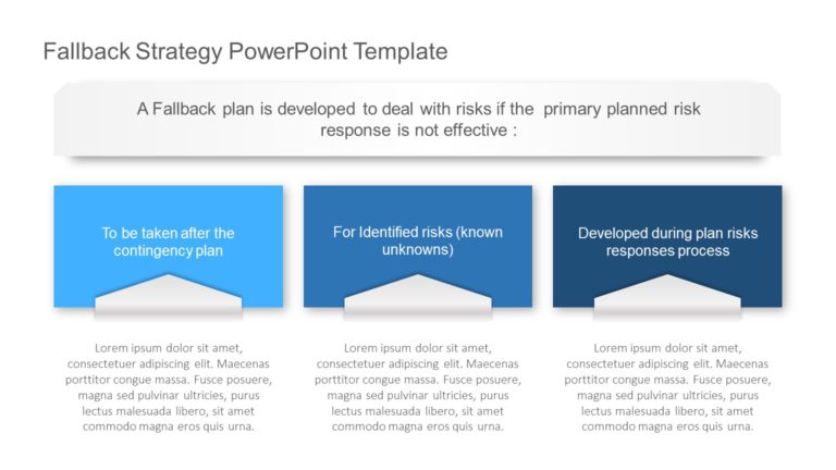 Fallback Strategy PowerPoint Template & Google Slides Theme