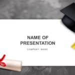 Graduation Cover Title PowerPoint Template & Google Slides Theme