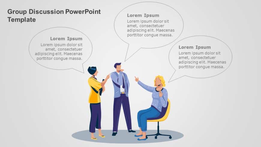 Group Discussion PowerPoint Template