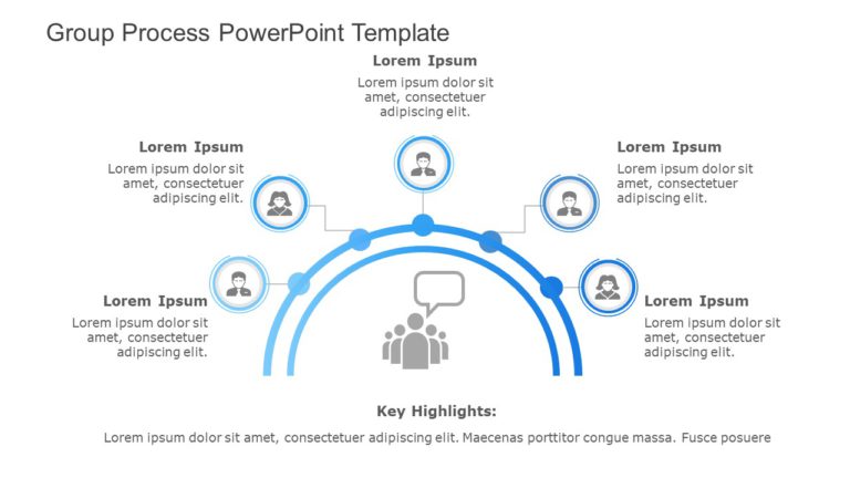 Group Process PowerPoint Template & Google Slides Theme