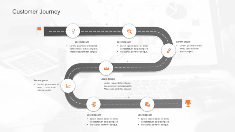 Animated Customer Journey 12 PowerPoint Template | SlideUpLift