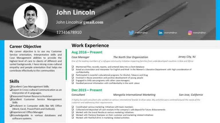 best updated resume format