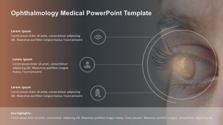 Ophthalmology Medical PowerPoint Template & Google Slides Theme