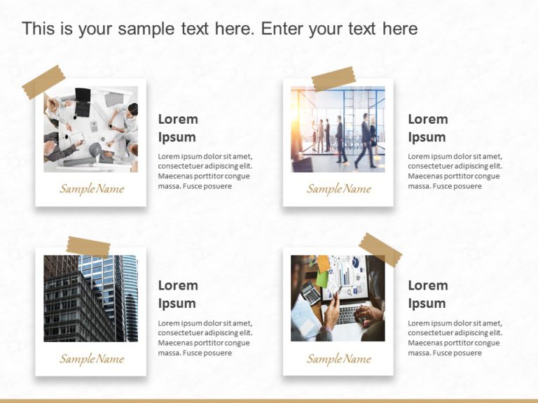 Polaroid Mockup PowerPoint Template & Google Slides Theme