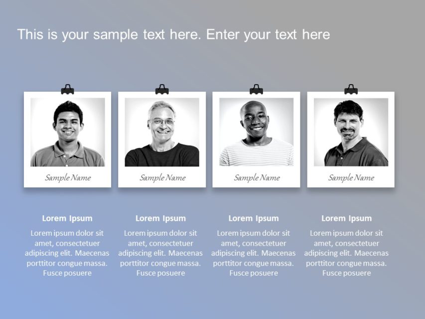 Polaroid PowerPoint Template SlideUpLift