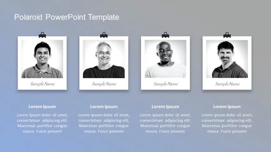 Polaroid PowerPoint Template