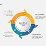 Overlaped Process PowerPoint Template