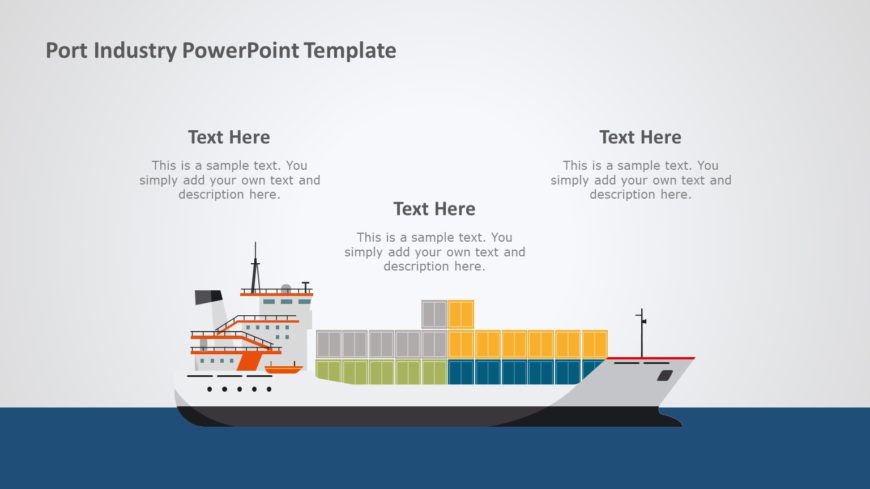 Shipping Port PowerPoint Template