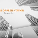 Skyscraper Building PowerPoint Template & Google Slides Theme