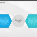 SmartArt Cycle Hexagon 2 Steps & Google Slides Theme