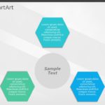 SmartArt Cycle Hexagon 3 Steps & Google Slides Theme