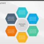 SmartArt Cycle Hexagon 6 Steps & Google Slides Theme