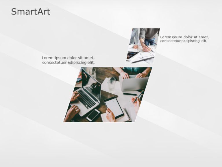 SmartArt Picture Picture Accent 2 Steps & Google Slides Theme