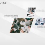 SmartArt Picture Picture Accent 3 Steps & Google Slides Theme