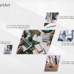 SmartArt Picture Picture Accent 5 Steps & Google Slides Theme