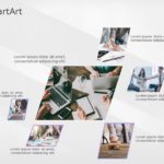 SmartArt Picture Picture Accent 6 Steps & Google Slides Theme