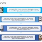 SmartArt Picture Picture Alternatingtext 4 Steps & Google Slides Theme