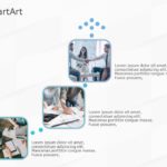 SmartArt Picture Picture Assending 3 Steps & Google Slides Theme